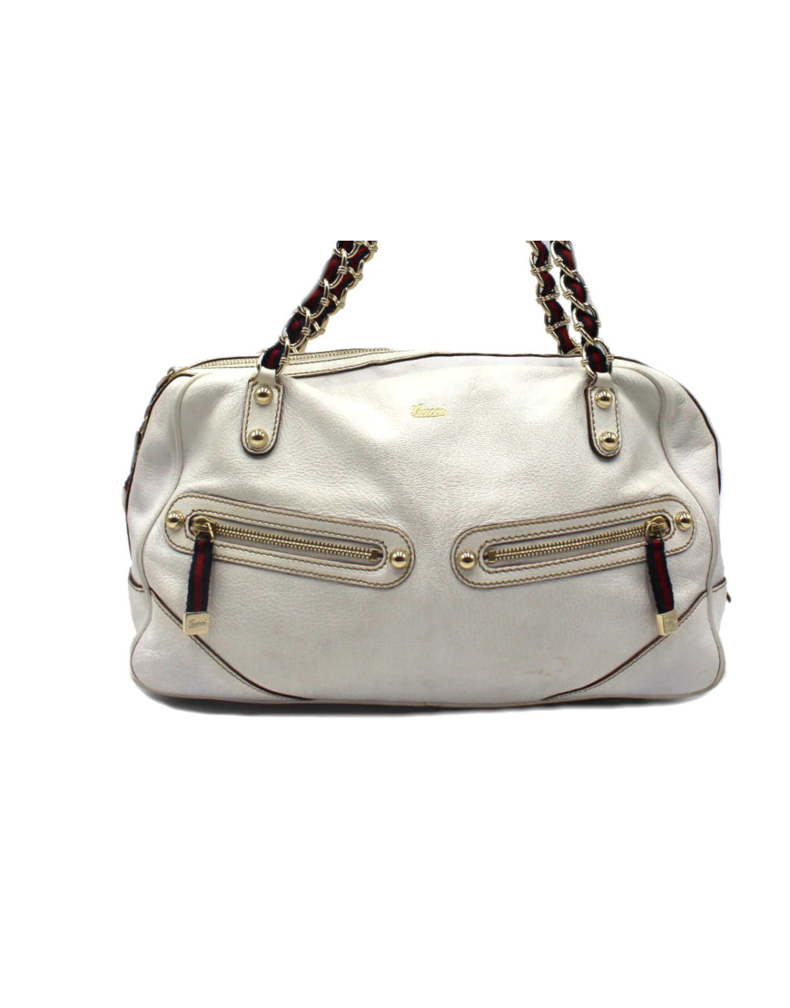 Gucci Bauletto Pelle Bianca