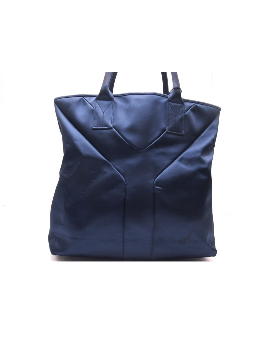 Saint Laurent Shopping Tela Blu