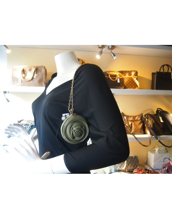 Valentino Pochette Pelle Verde