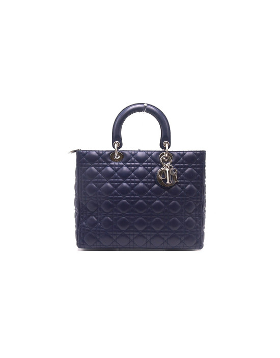 Dior Lady Dior 7 Pelle Blu