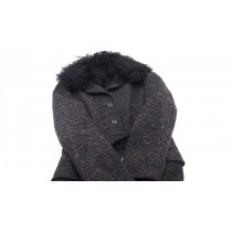 Miu Miu Cappotto Lana Grigio Scuro