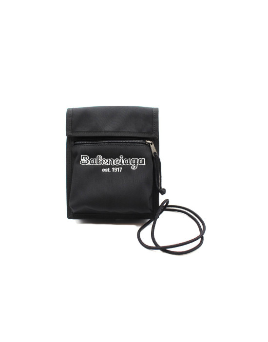 Balenciaga Pochette Tela Nera