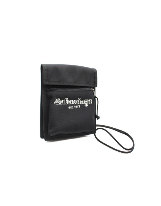 Balenciaga Pochette Tela Nera
