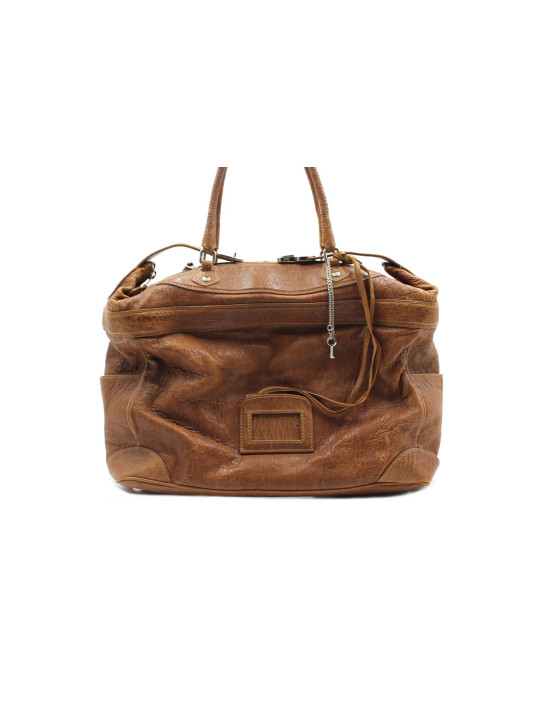 Balenciaga Bauletto Pelle Marrone