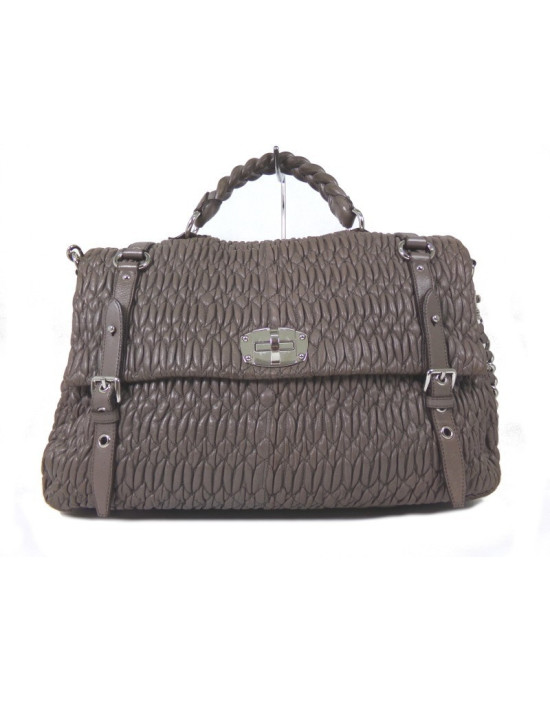 Miu Miu Postina Gauffre Grigia