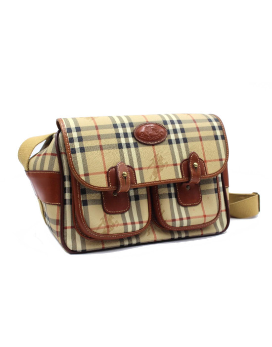 Burberry Camera Case Check Beige