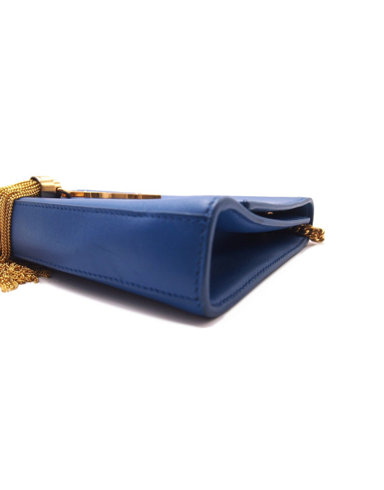 Saint Laurent Kate Pelle Blu