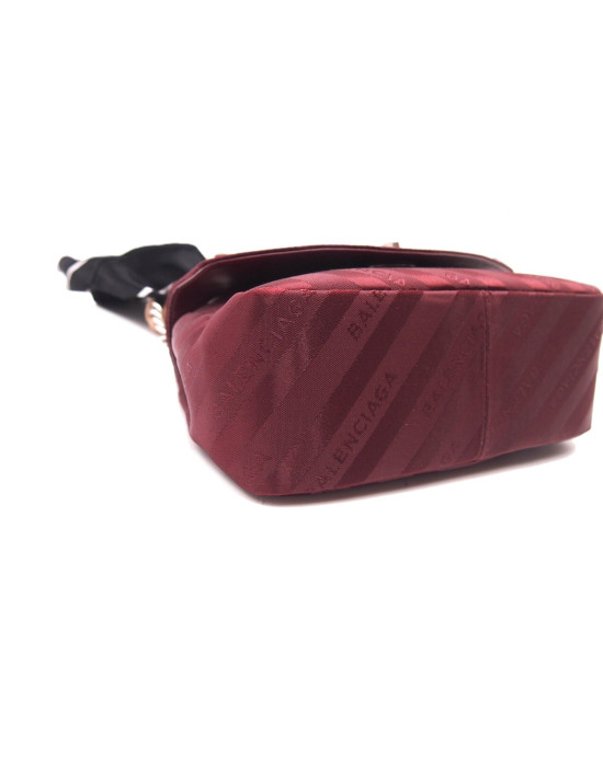Balenciaga Pochette Raso Bordeaux