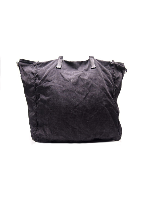 Prada Shopping Tela Grigia