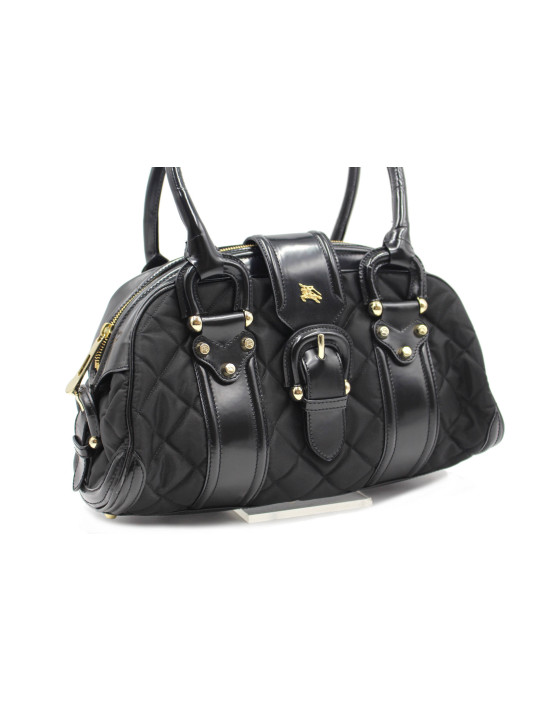 Burberry Shopping Tela Nera