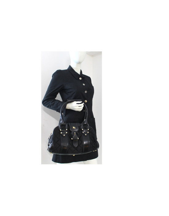 Burberry Shopping Tela Nera