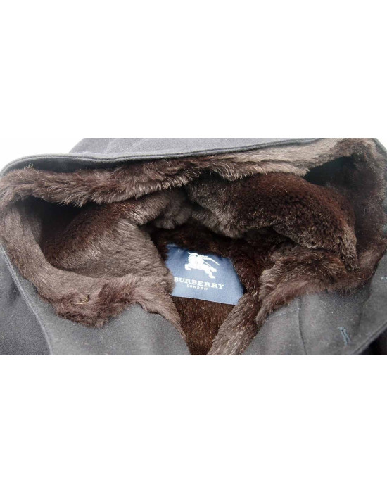 Burberry Cappotto Lana e Pelliccia