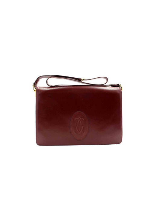 Cartier Portadocumenti Pelle Bordeaux