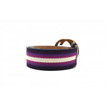 Gucci Cintura Interlocking Tela Viola