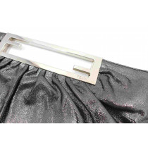 Fendi Pochette Tela Argentata