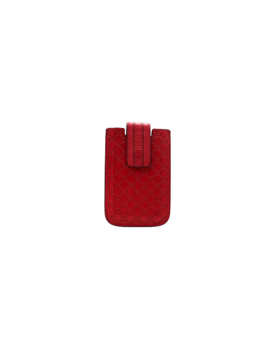 Gucci Custodia Pelle Guccissima Rossa
