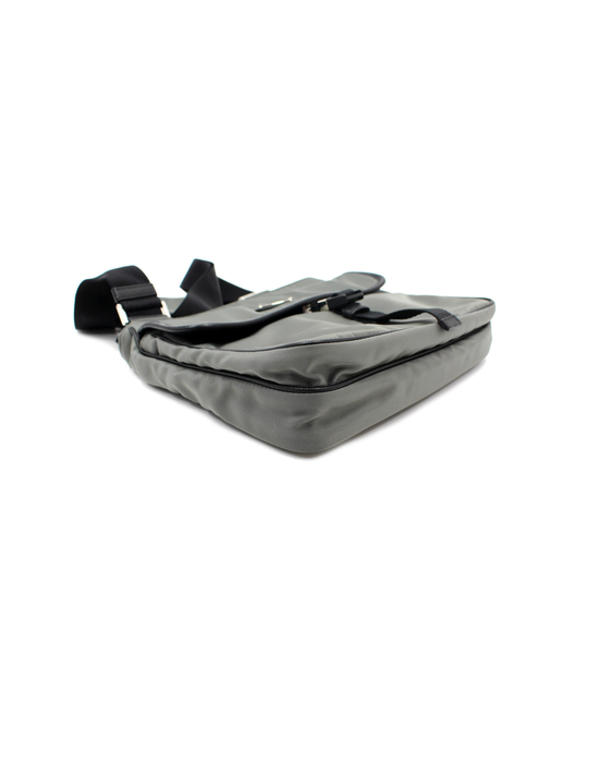 Prada Tracolla Tela Grigia