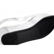 Prada Sandali con Zeppa Argentati