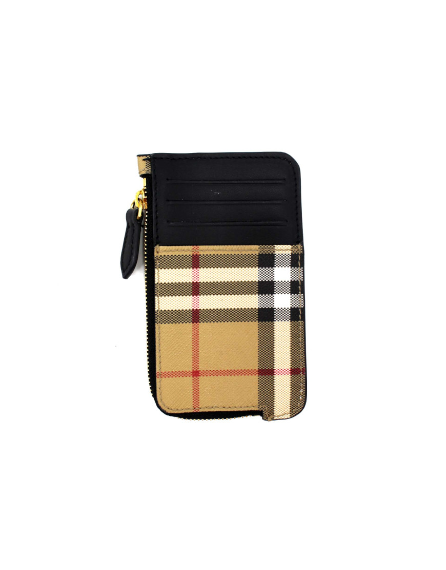 Burberry Portacarte Check Beige