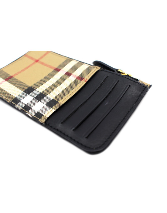 Burberry Portacarte Check Beige