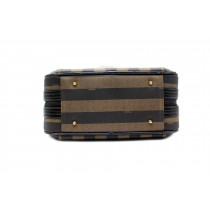 Fendi Tris Valigie Tela Marrone