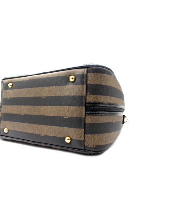 Fendi Tris Valigie Tela Marrone