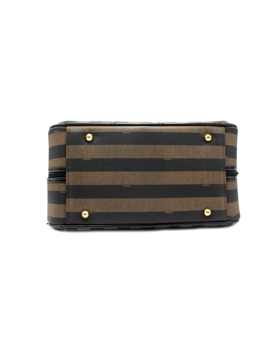Fendi Tris Valigie Tela Marrone