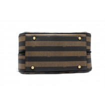 Fendi Tris Valigie Tela Marrone