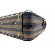 Fendi Tris Valigie Tela Marrone