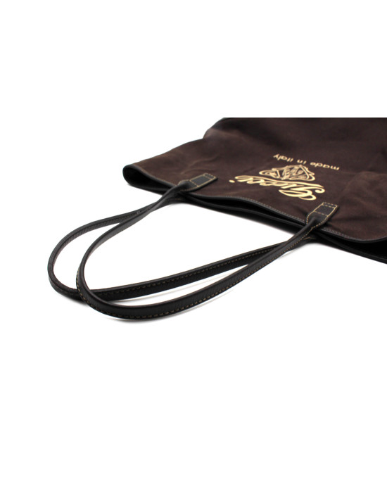 Gucci Shopping Tela Marrone