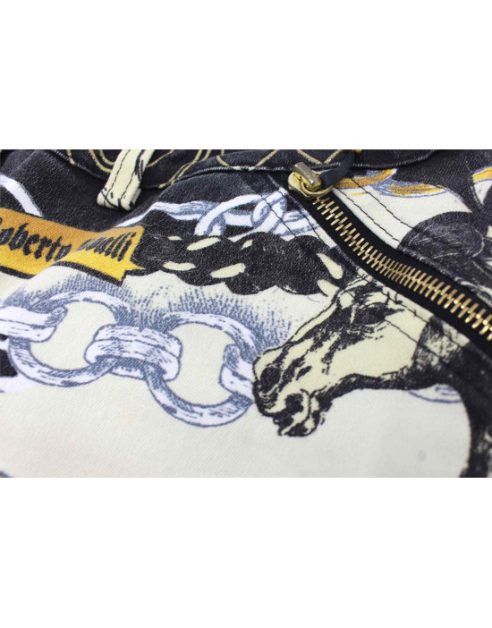 Cavalli Pantalone Cotone Fantasia