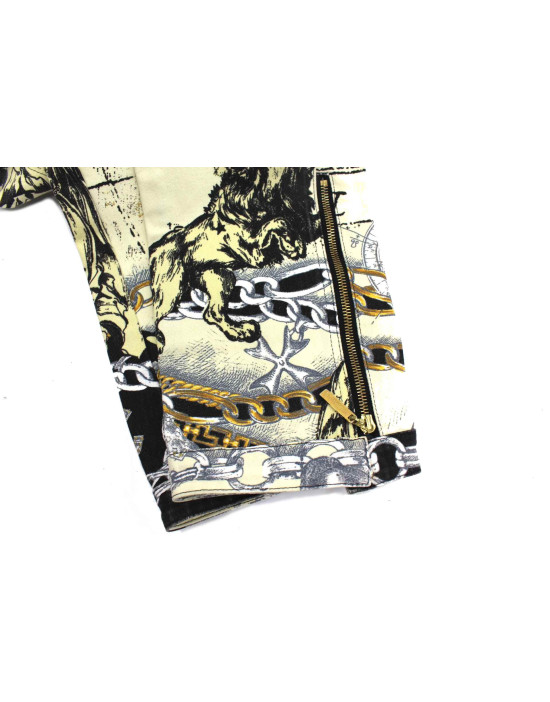 Cavalli Pantalone Cotone Fantasia