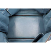 Hermes Birkin 40 Pelle Azzurro