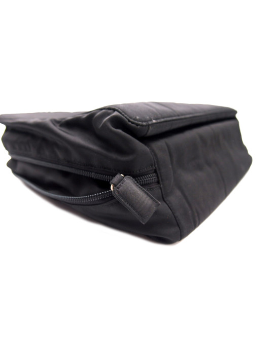 Prada Cartella Tela Vela Nera