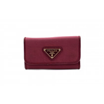 Prada Portachiavi Nylon Prugna