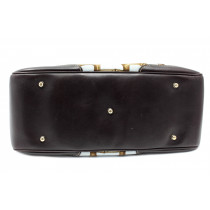 Gucci Bauletto Tela Azzurro