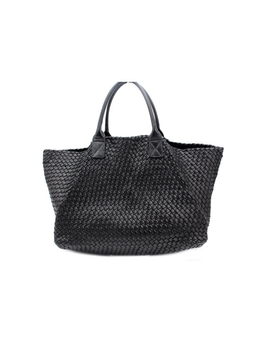 Bottega Veneta Cabat Pelle Nera