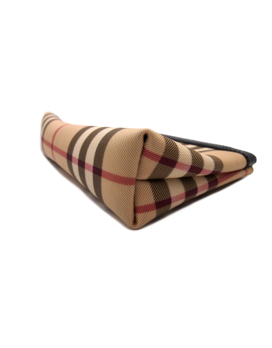 Burberry Pochette Cosmetique Check Beige
