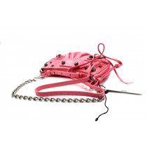 Balenciaga Le Cagole Pelle Stampa Cocco Rosa