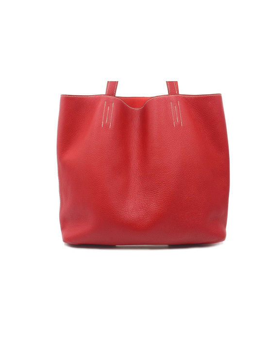 Hermes Tote Togo Pelle Rossa Reversibile