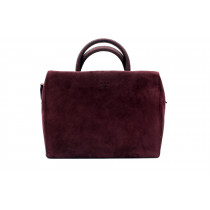 Prada Bauletto Scamosciato Melanzana