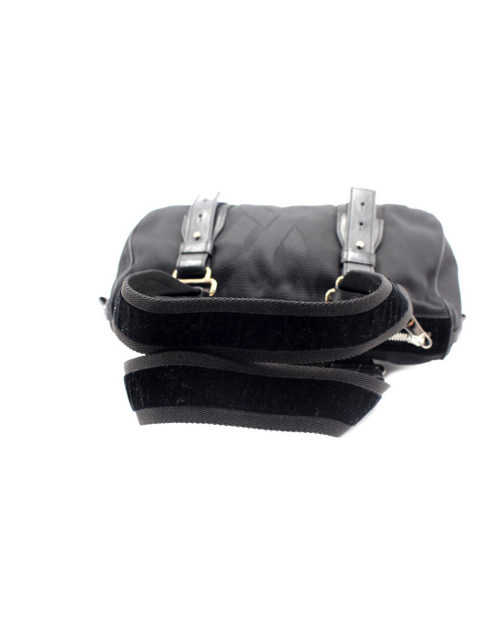 Saint Laurent Bauletto Tela Nera