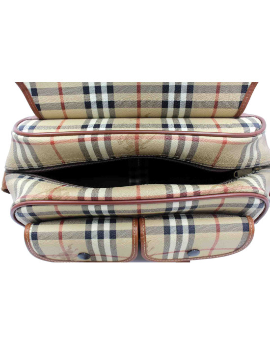 Burberry Tracolla Check Beige