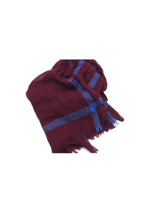 Gucci Sciarpa Cotone Bordeaux