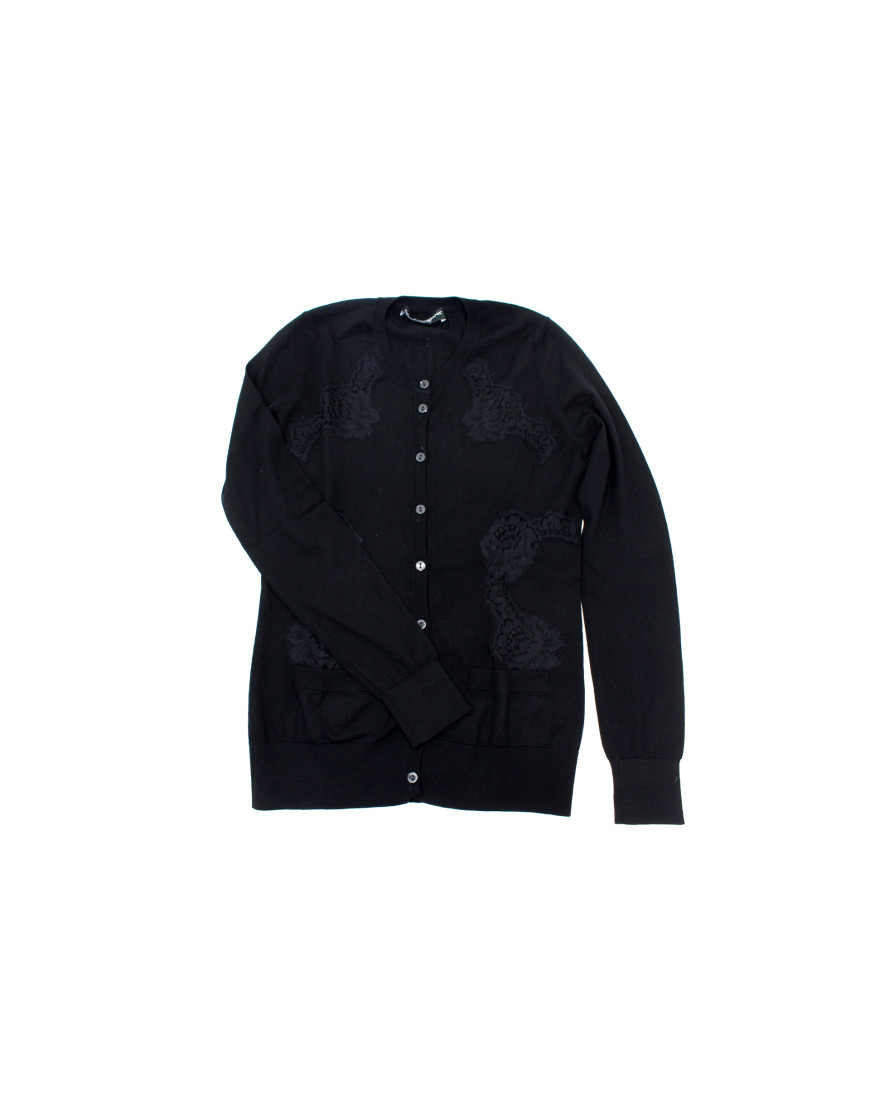Dolce & Gabbana Cardigan Lana Nera