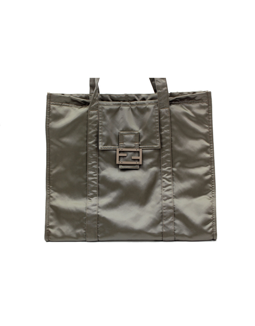 Fendi Shopping Tela Tortora