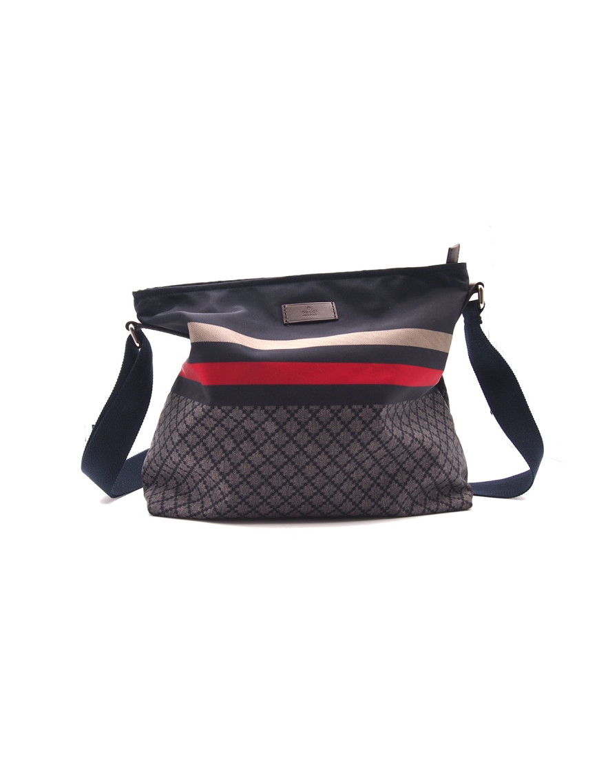 Gucci Tracolla Tela Blu