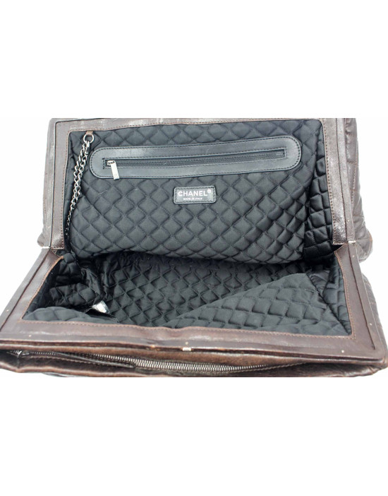 Chanel Shopping Pelle Marrone