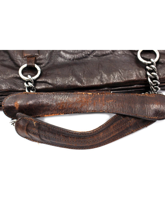 Chanel Shopping Pelle Marrone