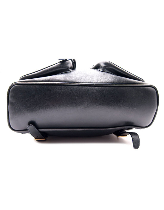 Gucci Zaino Bamboo Pelle Nero